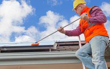 Tresparrett Posts soft wash roof cleaning